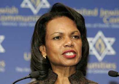 Rice : 'Annapolis est indispensable pour repousser l'Iran'